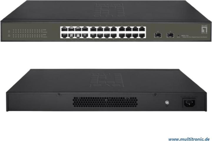 Immagine prodotto LevelOne Switch 24x GE GES-2126 2xGSFP (24 Porti)