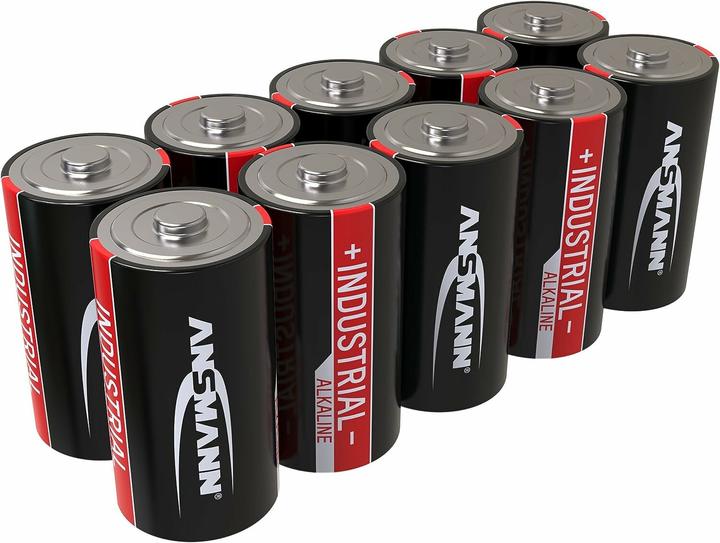 Ansmann Industrial Baby Alkali-Mangan (10 Stk., C, 7200 mAh)