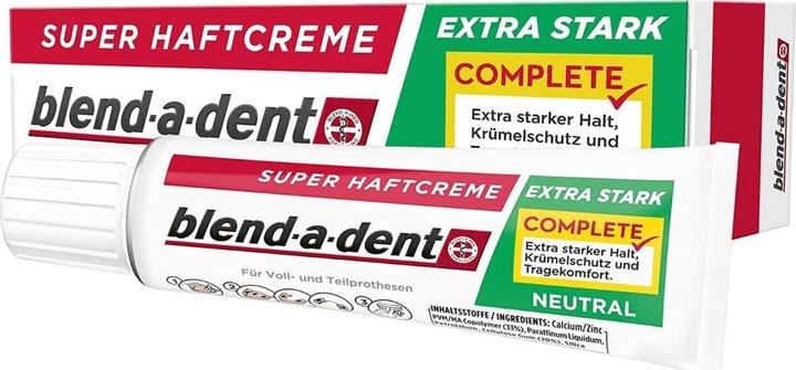 Immagine prodotto Blend-a-dent Crema superadesiva neutra extra forte, crema da 40 ml (40 ml)