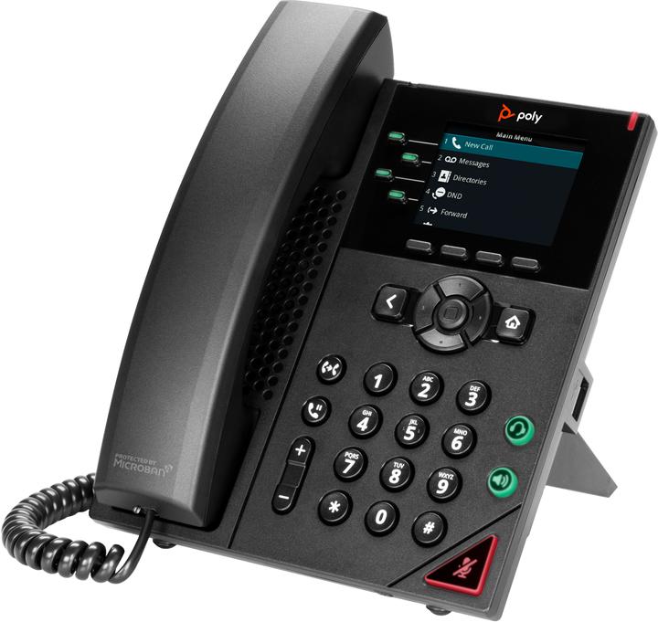 Productafbeelding HP Poly VVX 250 4-IP PH PoE-e Geen lokalisatie