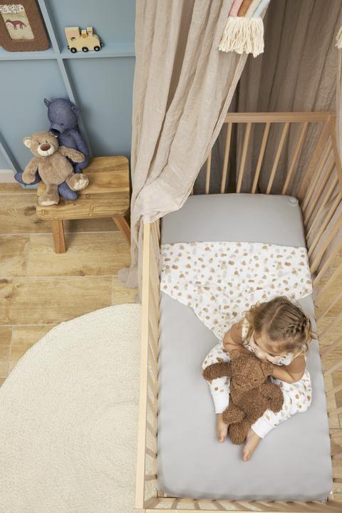 Immagine prodotto Meyco Lenzuolo matrimoniale in jersey 2 pezzi 70x140/150 grigio chiaro