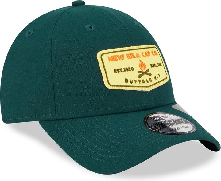 Actual product image New Era 9Forty Strapback Cap - Heritage Brand Patch Forest
