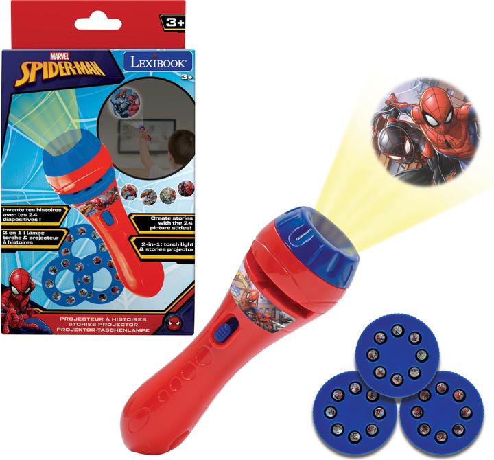 Actual product image Lexibook Spider-Man Story Projector and Flashlight (Multilingual)