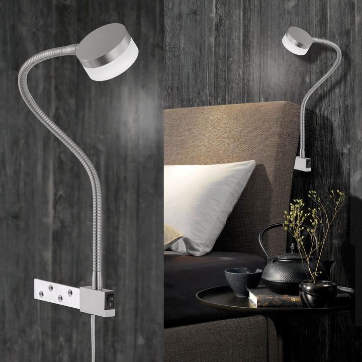 Image du produit Fischer & Honsel Honsel Wandspot Flex LUG 30880 (métal, couleur nickel, LED, 1-flamme)