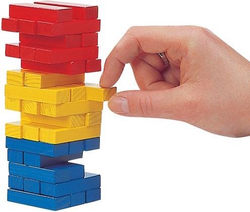 Actual product image Goki Collapsing tower (German)