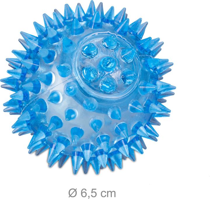 Actual product image Relaxdays LED Spiky Ball Set of 12