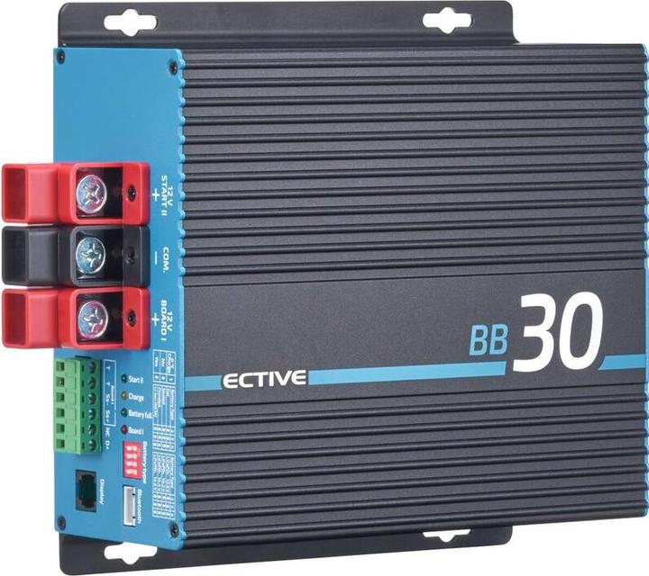 Produktbild Ective BB30 Ladebooster Wohnmobil 12V 30A Lade-Wandler AGM Gel LiFePO4 Batterie (12V, 30 A)