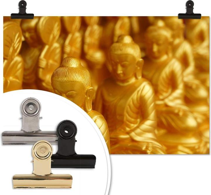 Actual product image Trenddeko Golden Buddha (60 x 40 cm)