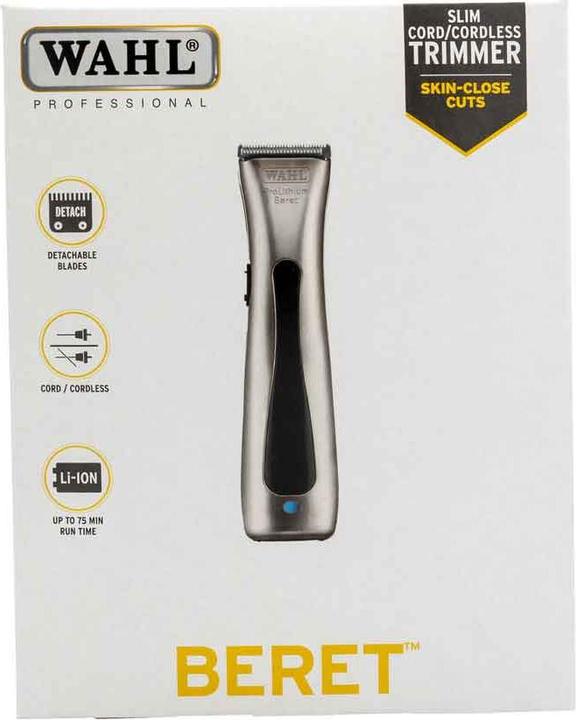Actual product image Wahl 8841-616 ProLithium Beret Silver Hair Trimmer