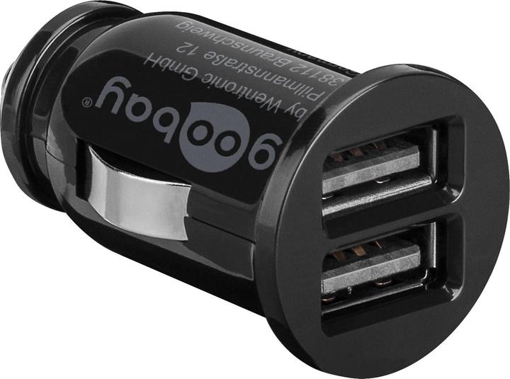 Image du produit Goobay Chargeur de voiture USB double 3,1A