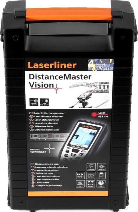 Actual product image Laserliner Laser Rangefinder DistanceMaster Vision (80m,Tilt,Cam) (80 m, 635 nm)