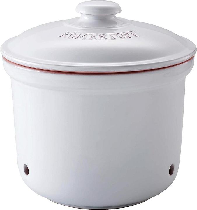 Römertopf Frische-Topf Maxi plus weiss (26 cm, Römertopf, Keramik)