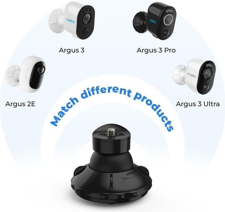 Immagine prodotto Reolink Magnethalterung für Argus 3 Serie, Schwarz (Kit di montaggio)