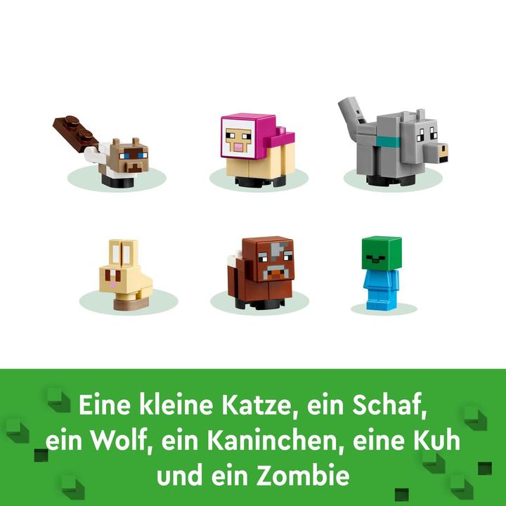 Produktbild LEGO Das Tierheim (21253, LEGO Minecraft)