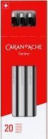 Produktbild Caran d'Ache Kugelschreiber 825, schwarz, Promopackung à 18+2 Stück (Schwarz, 20 x)