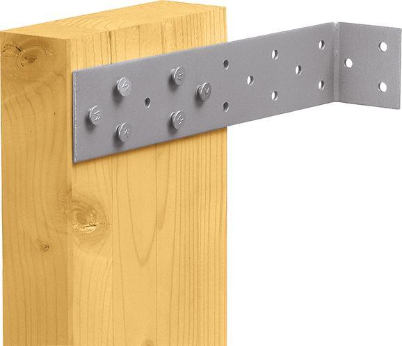 Actual product image Alberts Flat steel anchor for setting in concrete 200 x 40 x 40 mm, sendzimir galvanised (10 pcs.)