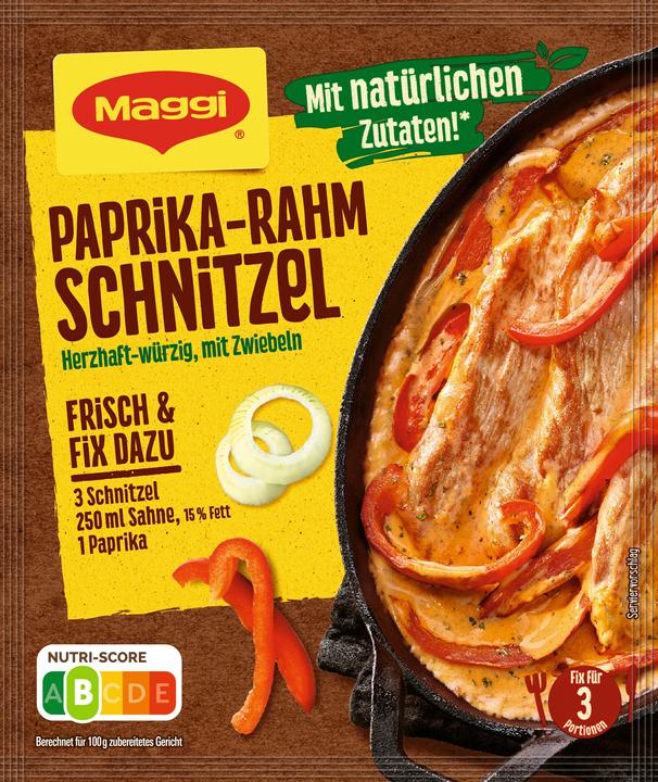 Produktbild Maggi Paprika-Rahm Schnitzel (35 g)