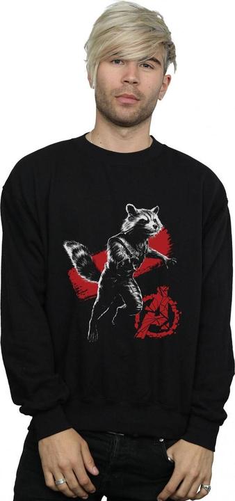 Produktbild Avengers Endgame Mono Rakete Baumwolle Sweatshirt (4XL)