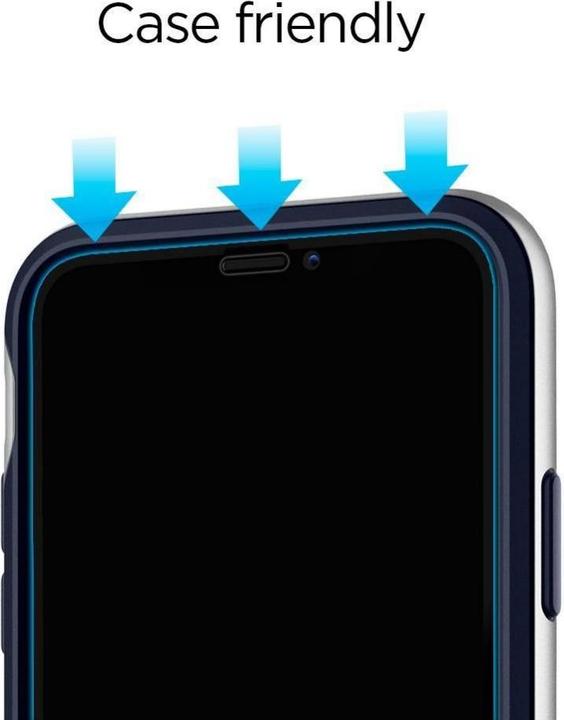 Image du produit Spigen Verre Tempéré Fc 2-Pack Iphone 11 Pro Noir (2 pièce(s), Apple iPhone 11 Pro, Apple iPhone X, Apple iPhone XS)