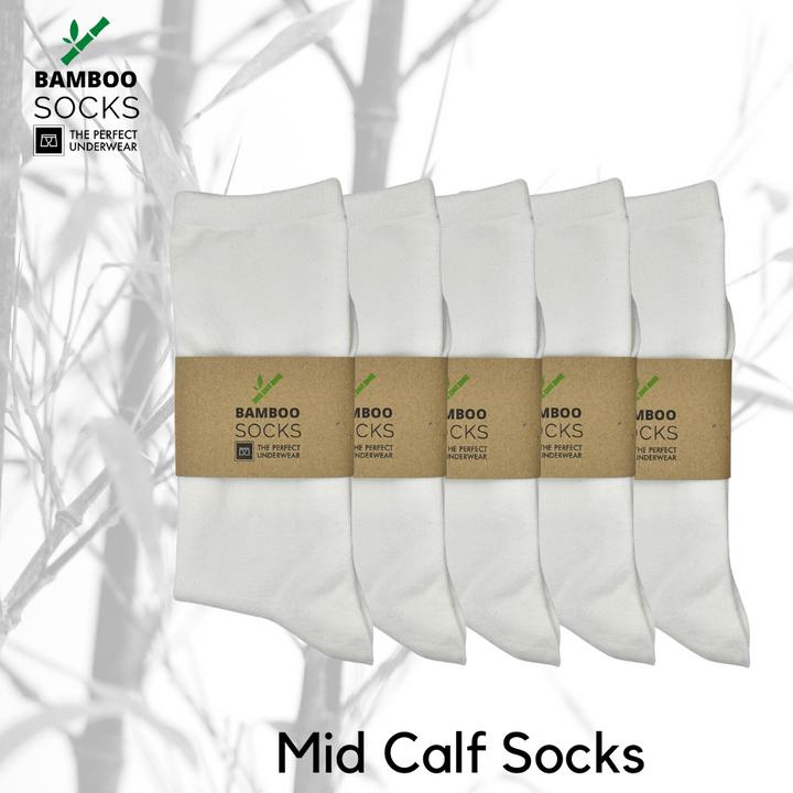 Immagine prodotto The Perfect Underwear Bamboo mid calf (set di 5) bianco (Confezione singola, 40 - 43)