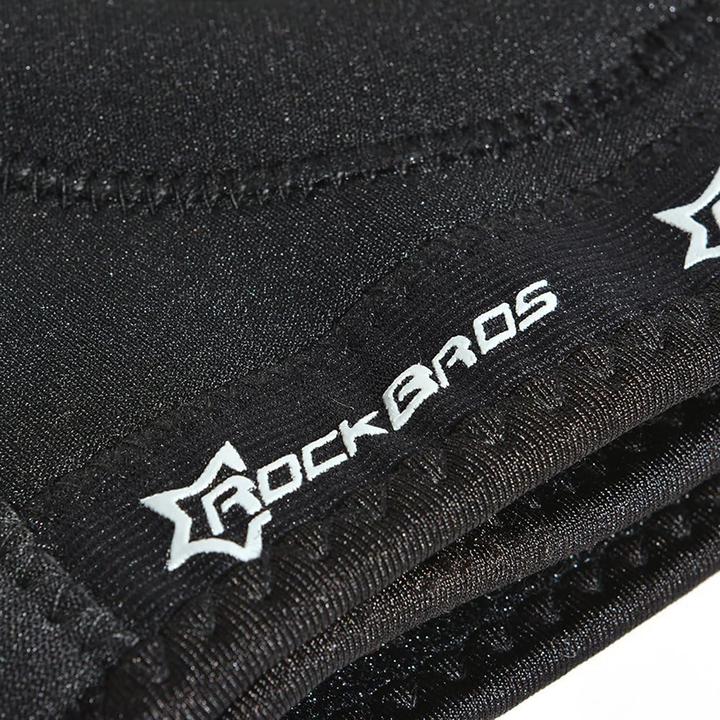 Actual product image Rockbros LF1106L sports protector for patella and knee joint, size L - black (2 pcs.) (L, Knee pad)