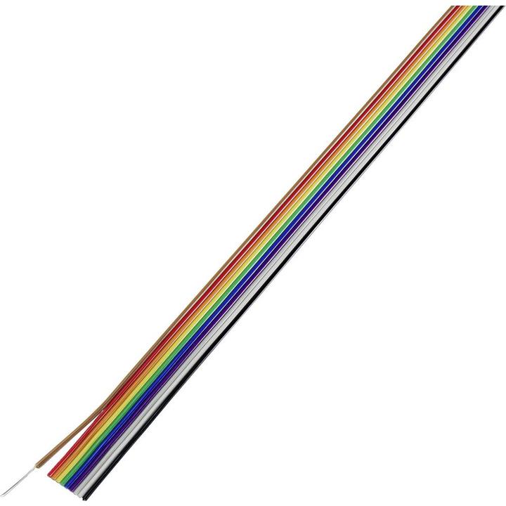 Actual product image Tru Components Ribbon cable coloured (30 m)