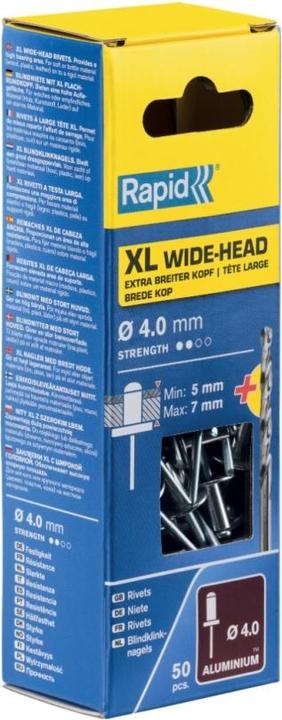 Actual product image Rapid XL blind rivet Ø 4.0 x 10 mm