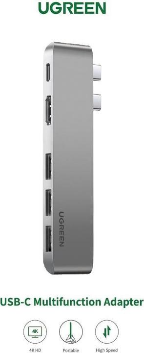 Image du produit Ugreen 5 in 2 -C Hub (USB-C, 5 Ports)