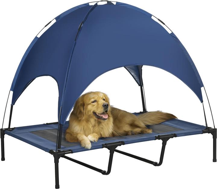 Produktbild Outsunny Outdoor Hundeliege mit Dach, für sehr grosse Hunde (Hund)