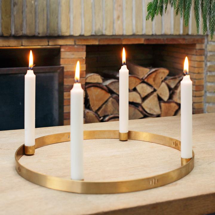 Actual product image Ferm Living Candle Holder Circle (Ø 38 x 3 cm)