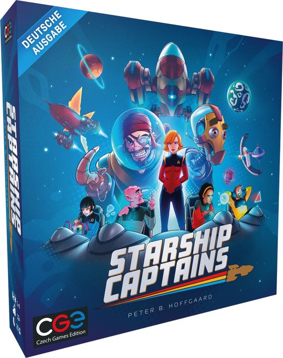 Produktbild Czech games edition Starship-Captains, Brettspiel, für 1-4 Spieler, ab 12 Jahren (DE-Ausgabe) (Deutsch)