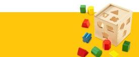 Actual product image Melissa & Doug Melissa and Doug - Shape Sorting Cube - (575)