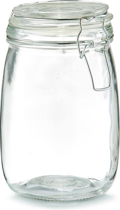 Zeller Present Vetro di stoccaggio con tappo a battente (1 l)