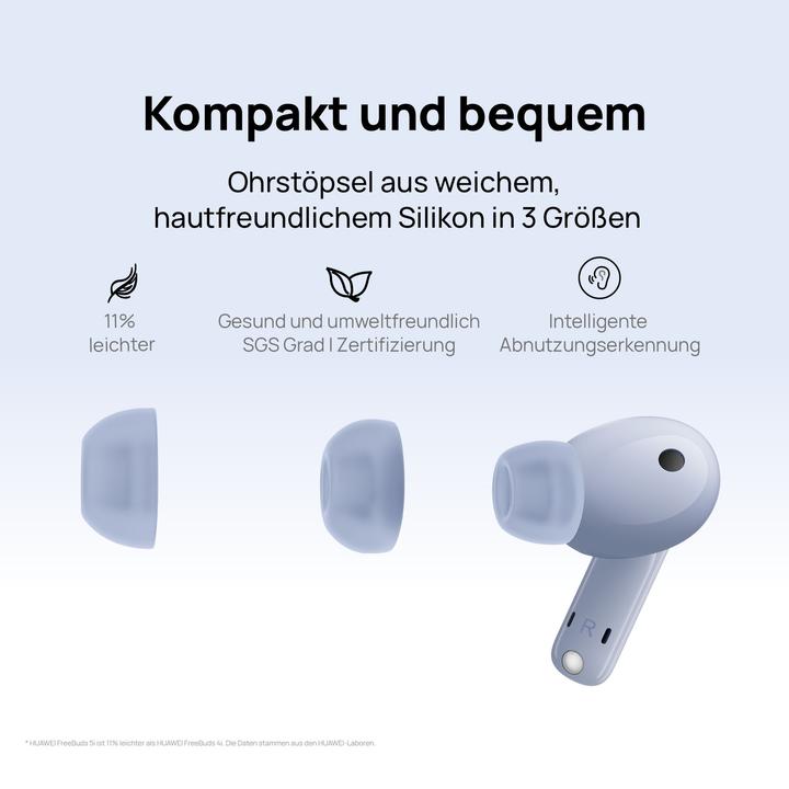 Produktbild Huawei FreeBuds 5i (ANC, 6 h, Kabellos)