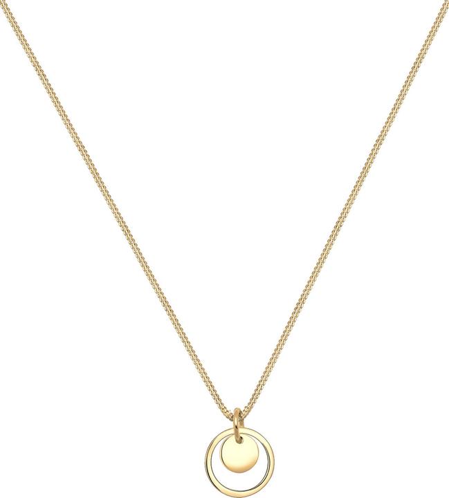 Immagine prodotto Elli Collana Circle Round Geo Trend Argento 925 (Argento 925, 45 cm)