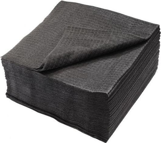 Produktbild Cosmetic Einweg-Handtuch 40x80cm schwarz 500er (40 x 80 cm)