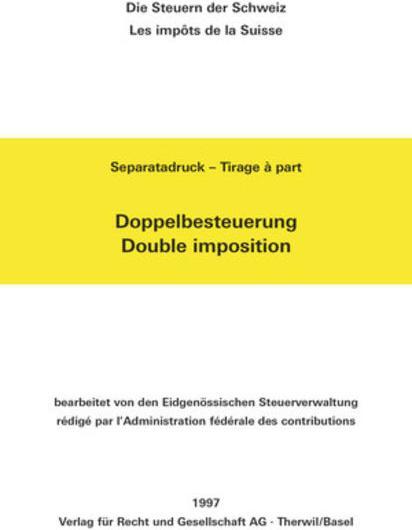 Produktbild Doppelbesteuerung Double imposition (Deutsch, Französisch, Eidg. Eidg. Steuerverwaltung, 1997)
