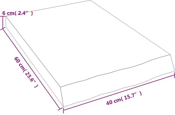 Produktbild VidaXL Emerald (40 x 6 x 60 cm)