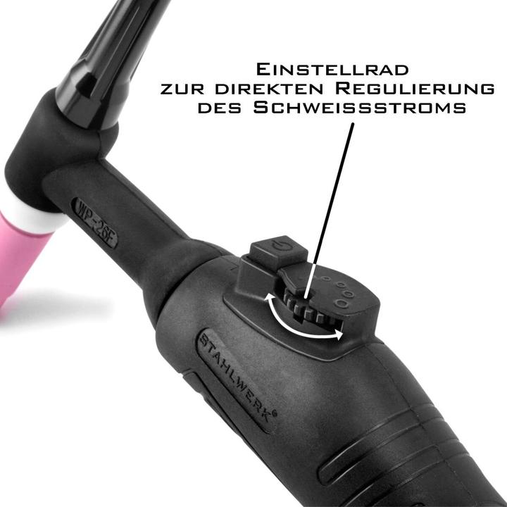 Produktbild Stahlwerk Schweissbrenner WP-26 FR WIG mit 5 Meter Schlauchpaket bis 200 A