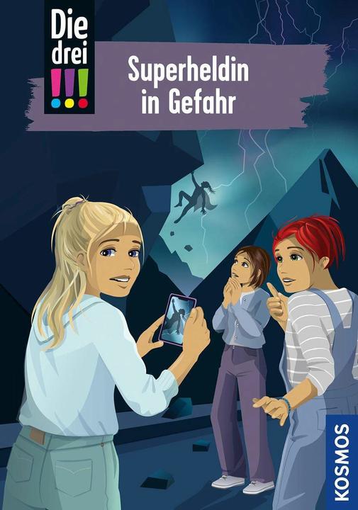 Actual product image Kosmos Die drei!!!, 105, Superheldin in Gefahr (German, Ina Biber, Ann-Katrin Heger, 2024)