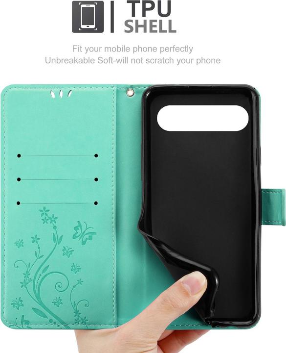 Produktbild Cadorabo Hülle für OnePlus Nord 4 mit Blumen Muster (OnePlus Nord 4)