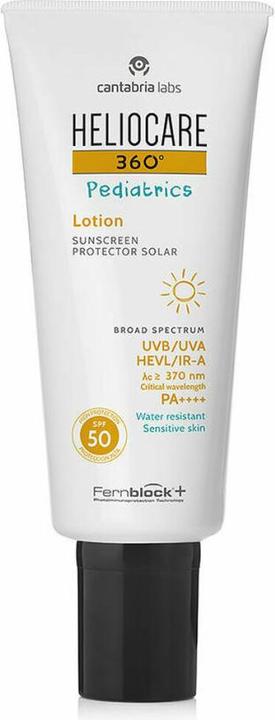 Actual product image Heliocare 360 Pediatrics Locion Spf50 200ml (Suntan cream, SPF 50, 200 ml)
