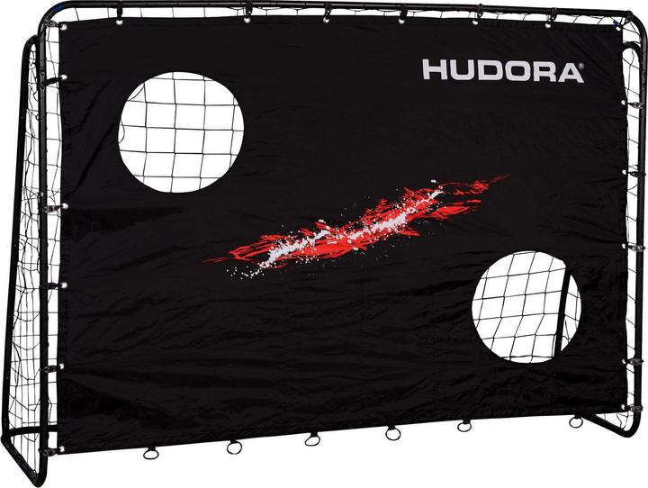 Hudora But de football Entraîneur avec mur de but