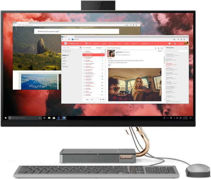 Actual product image Lenovo IdeaCentre AIO 5 (Intel Core i7-10700T, 16 GB, 512 GB, GeForce GTX 1650)