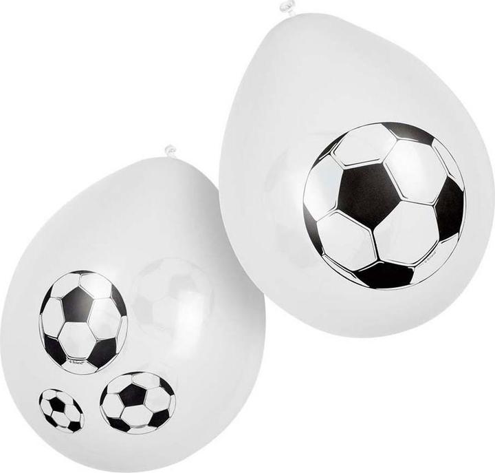 Produktbild Boland Latexballons Fussball 25cm, 6 Stk. (6 x)