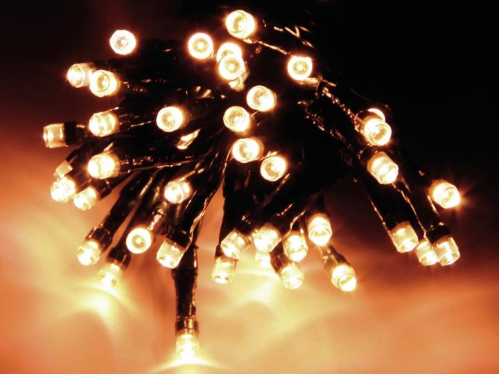 Produktbild Nampook ŁAŃCUCH LED 192L CIEPŁY na baterie 14,5m +8FUNKCJI,TIMER 3x AA 1,5V (14.50 m)