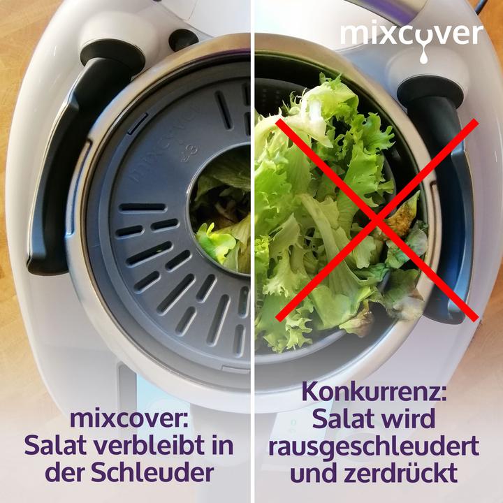 Produktbild Mixcover Salatschleuder kompatibel mit Thermomix TM6 TM5