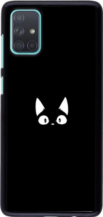Actual product image PhoneLook Coque Funny cat on black (Samsung Galaxy A71)