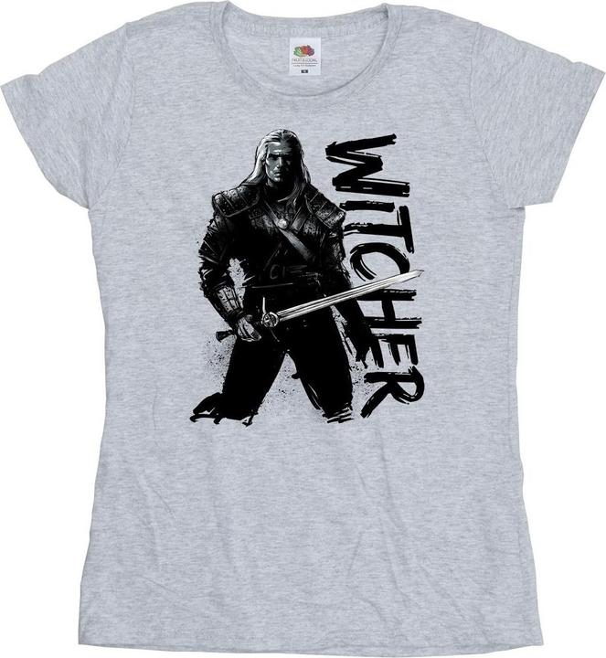 Netflix The Witcher Sketch Geralt TShirt (M)