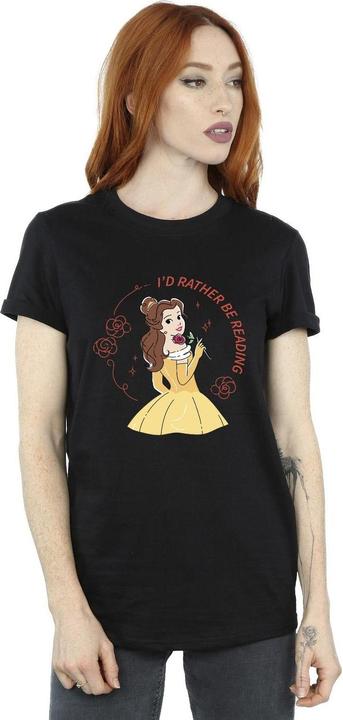 Immagine prodotto Disney Maglietta da donna/ragazzo Beauty And The Beast I'd Rather Be Reading in cotone (3XL)